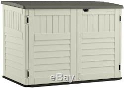 Suncast Stow-Away 3 ft. 8 in. X 5 ft. 11 in. Resin Horizontal Storage Shed New