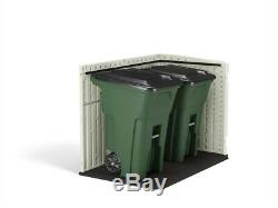 Suncast Stow-Away 3 ft. 8 in. X 5 ft. 11 in. Resin Horizontal Storage Shed New