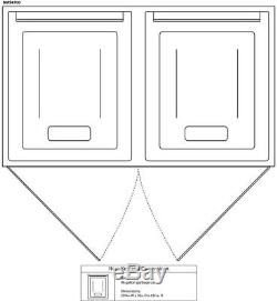 Suncast Stow-Away 3 ft. 8 in. X 5 ft. 11 in. Resin Horizontal Storage Shed New