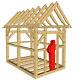 Timber Frame 8' X 12' Playhouse/shed Plans On 8 1/2x11 Paper New