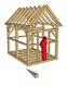 Timber Frame 9' X 12' Playhouse/shed Plans On 8 1/2x11 Paper New