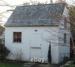 Timber Frame Shed Plans size 12' x 16' with 2 doors, printed plans on 8 1/2x11