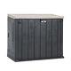 Toomax Stora Way All-weather Horizontal Storage Shed Cabinet, 30 Cu Ft (damaged)