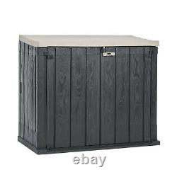 Toomax Stora Way All-Weather Horizontal Storage Shed Cabinet, 30 cu ft(Open Box)