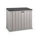 Toomax Stora Way All Weather Outdoor Horizontal Storage Shed Cabinet For Tras