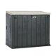 Toomax Stora Way All-weather Resin Outdoor Horizontal Storage Shed Cabinet Fo