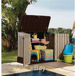 Trash Can Storage Shed Critter Proof Outdoor Weather Proof Lockable Durable