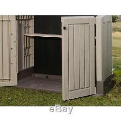 Trash Can Storage Shed Critter Proof Outdoor Weather Proof Lockable Durable