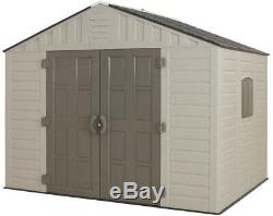 US Leisure 10 ft. X 8 ft. Keter Stronghold Resin Storage Shed