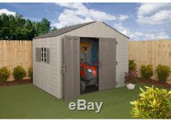 US Leisure 10 ft. X 8 ft. Keter Stronghold Resin Storage Shed