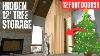 Ultimate Christmas Tree Storage Solution Hiding 12 Foot Tall Doors