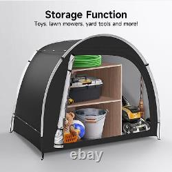 Upgraded? Dikutar Bike Storage Tent Sheds Outdoor Waterproof, 6.56x4.92x5.58