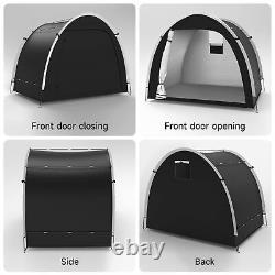 Upgraded? Dikutar Bike Storage Tent Sheds Outdoor Waterproof, 6.56x4.92x5.58