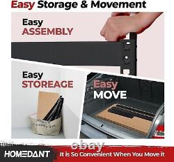 Versatile 5-Tier Utility Shelf Heavy-Duty Metal Storage Rack for Garage & Shed