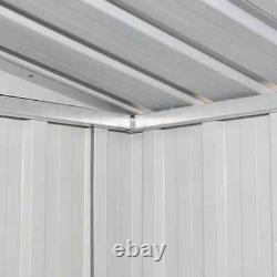 VidaXL Garden Storage Shed Brown 0.2x80.7. Steel