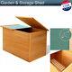 Wood Tool Box Outdoor Garden Shed Storage Patio Garage Backyard Deck Cabinet New