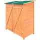 Wooden Utility Tool Shed Garden Storage House Backyard Outdoor Shed With Stool