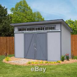 Yardline Santa Clara 12' X 8' Wood Storage Shed withSliding Doors