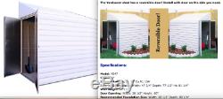 Yardsaver 4'W x 7'D Arrow Small Metal Storage Shed Kit NEW IN BOX